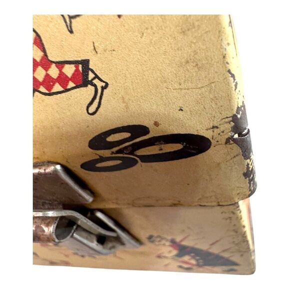 1950 American Thermos Bottle Co School Days Junior High Band Metal Lunchbox READ - Picture 12 of 14